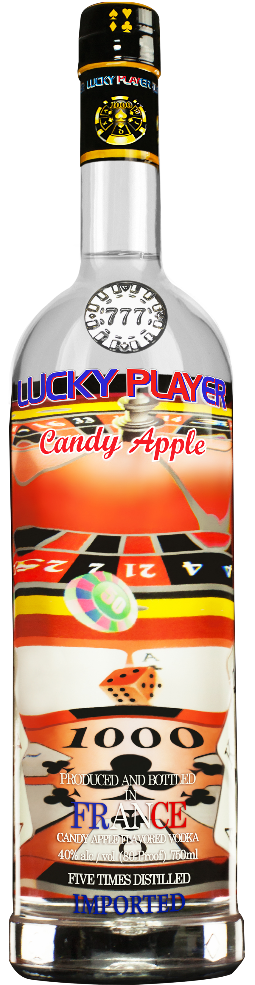 Lucky Player Vodka Candy Apple 750ml